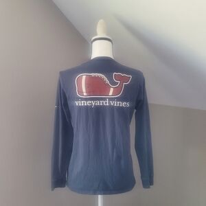Vineyard Vines Boys Football Long Sleeve Shirt